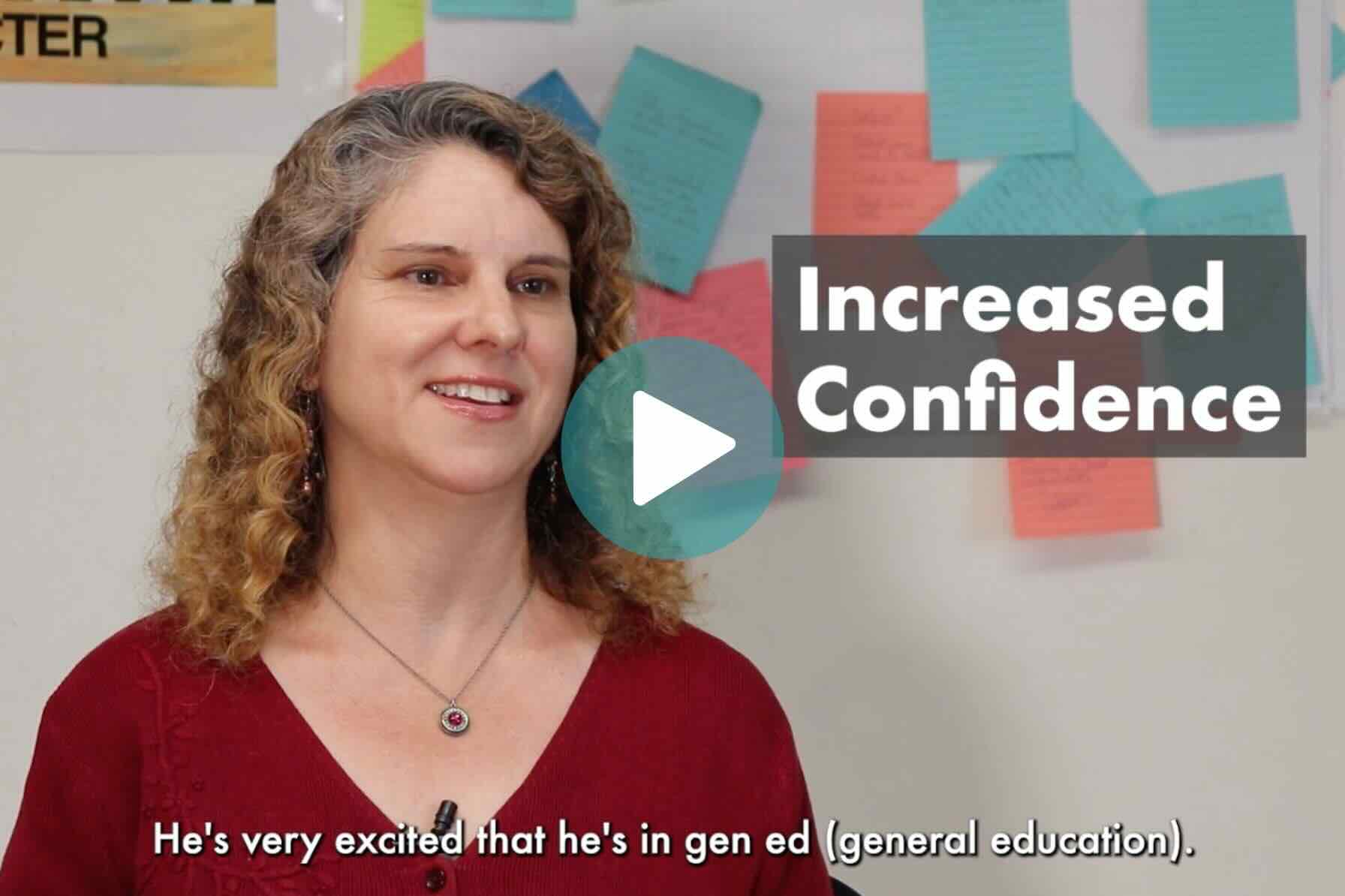 This is a video image with a link to a co-teaching video of parents reflections on inclusive education.