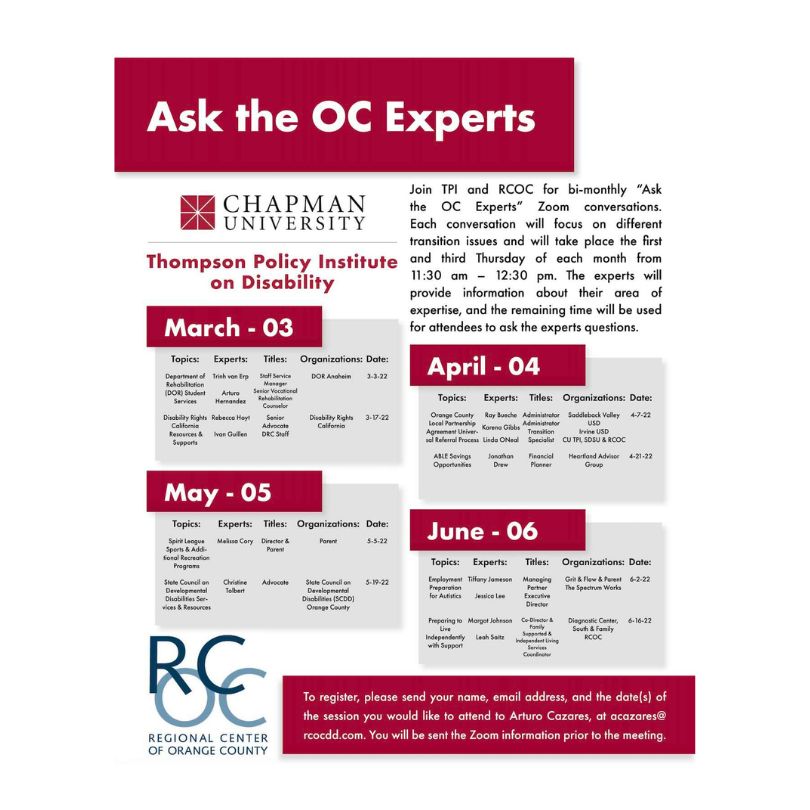 Ask the OC Experts