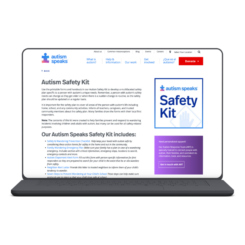 Autism Safety Kit